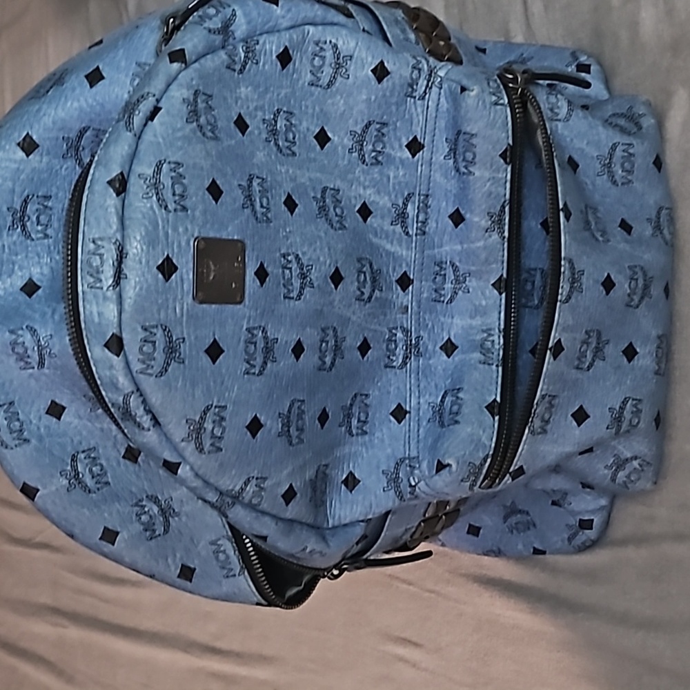 Studded MCM back pack